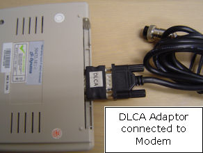 DLCA - Modem connection